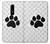 S2355 Paw Foot Print Hülle Schutzhülle Taschen für OnePlus 6