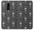 S2371 Skull Vintage Monochrome Pattern Hülle Schutzhülle Taschen für OnePlus 6
