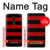 S2638 Black and Red Striped Hülle Schutzhülle Taschen für OnePlus 6