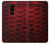 S2879 Red Arowana Fish Scale Hülle Schutzhülle Taschen für OnePlus 6
