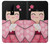 S3042 Japan Girl Hina Doll Kimono Sakura Hülle Schutzhülle Taschen für OnePlus 6