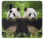 S1073 Panda Enjoy Eating Hülle Schutzhülle Taschen für LG G7 ThinQ