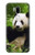 S1073 Panda Enjoy Eating Hülle Schutzhülle Taschen für LG G7 ThinQ