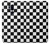 S1611 Black and White Check Chess Board Hülle Schutzhülle Taschen für LG G7 ThinQ