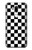 S1611 Black and White Check Chess Board Hülle Schutzhülle Taschen für LG G7 ThinQ