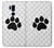 S2355 Paw Foot Print Hülle Schutzhülle Taschen für LG G7 ThinQ