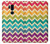 S2362 Rainbow Colorful Shavron Zig Zag Pattern Hülle Schutzhülle Taschen für LG G7 ThinQ
