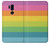 S2363 Rainbow Pattern Hülle Schutzhülle Taschen für LG G7 ThinQ