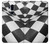 S2408 Checkered Winner Flag Hülle Schutzhülle Taschen für LG G7 ThinQ