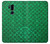 S2704 Green Fish Scale Pattern Graphic Hülle Schutzhülle Taschen für LG G7 ThinQ