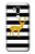 S2794 Black and White Striped Deer Gold Sparkles Hülle Schutzhülle Taschen für LG G7 ThinQ