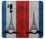 S2859 Vintage France Flag Eiffel Tower Hülle Schutzhülle Taschen für LG G7 ThinQ