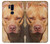 S2903 American Pitbull Dog Hülle Schutzhülle Taschen für LG G7 ThinQ