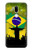 S2981 Brazil Football Soccer Copa 2016 Hülle Schutzhülle Taschen für LG G7 ThinQ