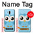 S3029 Cute Blue Owl Hülle Schutzhülle Taschen für LG G7 ThinQ