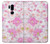 S3036 Pink Sweet Flower Flora Hülle Schutzhülle Taschen für LG G7 ThinQ