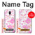 S3036 Pink Sweet Flower Flora Hülle Schutzhülle Taschen für LG G7 ThinQ