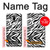 S3056 Zebra Skin Texture Graphic Printed Hülle Schutzhülle Taschen für LG G7 ThinQ