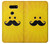 S1145 Yellow Mustache Sun Hülle Schutzhülle Taschen für LG V30, LG V30 Plus, LG V30S ThinQ, LG V35, LG V35 ThinQ