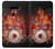 S1431 Skull Drum Fire Rock Hülle Schutzhülle Taschen für LG V30, LG V30 Plus, LG V30S ThinQ, LG V35, LG V35 ThinQ