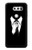 S1591 Anonymous Man in Black Suit Hülle Schutzhülle Taschen für LG V30, LG V30 Plus, LG V30S ThinQ, LG V35, LG V35 ThinQ