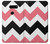 S1849 Pink Black Chevron Zigzag Hülle Schutzhülle Taschen für LG V30, LG V30 Plus, LG V30S ThinQ, LG V35, LG V35 ThinQ