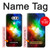 S2312 Colorful Rainbow Space Galaxy Hülle Schutzhülle Taschen für LG V30, LG V30 Plus, LG V30S ThinQ, LG V35, LG V35 ThinQ