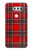 S2374 Tartan Red Pattern Hülle Schutzhülle Taschen für LG V30, LG V30 Plus, LG V30S ThinQ, LG V35, LG V35 ThinQ