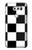 S2492 Black and White Check Hülle Schutzhülle Taschen für LG V30, LG V30 Plus, LG V30S ThinQ, LG V35, LG V35 ThinQ