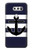 S2758 Anchor Navy Hülle Schutzhülle Taschen für LG V30, LG V30 Plus, LG V30S ThinQ, LG V35, LG V35 ThinQ