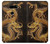 S2804 Chinese Gold Dragon Printed Hülle Schutzhülle Taschen für LG V30, LG V30 Plus, LG V30S ThinQ, LG V35, LG V35 ThinQ