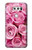 S2943 Pink Rose Hülle Schutzhülle Taschen für LG V30, LG V30 Plus, LG V30S ThinQ, LG V35, LG V35 ThinQ
