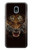 S0575 Tiger Face Hülle Schutzhülle Taschen für Samsung Galaxy J3 (2018), J3 Star, J3 V 3rd Gen, J3 Orbit, J3 Achieve, Express Prime 3, Amp Prime 3