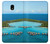 S0844 Bora Bora Island Hülle Schutzhülle Taschen für Samsung Galaxy J3 (2018), J3 Star, J3 V 3rd Gen, J3 Orbit, J3 Achieve, Express Prime 3, Amp Prime 3