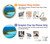 S0844 Bora Bora Island Hülle Schutzhülle Taschen für Samsung Galaxy J3 (2018), J3 Star, J3 V 3rd Gen, J3 Orbit, J3 Achieve, Express Prime 3, Amp Prime 3
