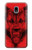S1090 Red Wolf Hülle Schutzhülle Taschen für Samsung Galaxy J3 (2018), J3 Star, J3 V 3rd Gen, J3 Orbit, J3 Achieve, Express Prime 3, Amp Prime 3