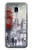 S1295 Eiffel Painting of Paris Hülle Schutzhülle Taschen für Samsung Galaxy J3 (2018), J3 Star, J3 V 3rd Gen, J3 Orbit, J3 Achieve, Express Prime 3, Amp Prime 3