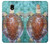 S1424 Sea Turtle Hülle Schutzhülle Taschen für Samsung Galaxy J3 (2018), J3 Star, J3 V 3rd Gen, J3 Orbit, J3 Achieve, Express Prime 3, Amp Prime 3