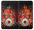 S1431 Skull Drum Fire Rock Hülle Schutzhülle Taschen für Samsung Galaxy J3 (2018), J3 Star, J3 V 3rd Gen, J3 Orbit, J3 Achieve, Express Prime 3, Amp Prime 3