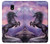 S1461 Unicorn Fantasy Horse Hülle Schutzhülle Taschen für Samsung Galaxy J3 (2018), J3 Star, J3 V 3rd Gen, J3 Orbit, J3 Achieve, Express Prime 3, Amp Prime 3