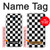 S1611 Black and White Check Chess Board Hülle Schutzhülle Taschen für Samsung Galaxy J3 (2018), J3 Star, J3 V 3rd Gen, J3 Orbit, J3 Achieve, Express Prime 3, Amp Prime 3
