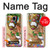 S1702 Tiki Man Toilet Hülle Schutzhülle Taschen für Samsung Galaxy J3 (2018), J3 Star, J3 V 3rd Gen, J3 Orbit, J3 Achieve, Express Prime 3, Amp Prime 3