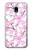 S1972 Sakura Cherry Blossoms Hülle Schutzhülle Taschen für Samsung Galaxy J3 (2018), J3 Star, J3 V 3rd Gen, J3 Orbit, J3 Achieve, Express Prime 3, Amp Prime 3