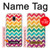 S2362 Rainbow Colorful Shavron Zig Zag Pattern Hülle Schutzhülle Taschen für Samsung Galaxy J3 (2018), J3 Star, J3 V 3rd Gen, J3 Orbit, J3 Achieve, Express Prime 3, Amp Prime 3