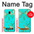 S2377 Turquoise Gemstone Texture Graphic Printed Hülle Schutzhülle Taschen für Samsung Galaxy J3 (2018), J3 Star, J3 V 3rd Gen, J3 Orbit, J3 Achieve, Express Prime 3, Amp Prime 3