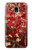 S2414 Red Blossoming Almond Tree Van Gogh Hülle Schutzhülle Taschen für Samsung Galaxy J3 (2018), J3 Star, J3 V 3rd Gen, J3 Orbit, J3 Achieve, Express Prime 3, Amp Prime 3