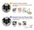 S2549 Rorschach Psychological Test Hülle Schutzhülle Taschen für Samsung Galaxy J3 (2018), J3 Star, J3 V 3rd Gen, J3 Orbit, J3 Achieve, Express Prime 3, Amp Prime 3
