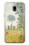 S2682 Claude Monet Fields In Spring Hülle Schutzhülle Taschen für Samsung Galaxy J3 (2018), J3 Star, J3 V 3rd Gen, J3 Orbit, J3 Achieve, Express Prime 3, Amp Prime 3