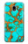 S2688 Aqua Copper Turquoise Gemstone Graphic Hülle Schutzhülle Taschen für Samsung Galaxy J3 (2018), J3 Star, J3 V 3rd Gen, J3 Orbit, J3 Achieve, Express Prime 3, Amp Prime 3