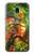 S2694 Ammonite Fossil Hülle Schutzhülle Taschen für Samsung Galaxy J3 (2018), J3 Star, J3 V 3rd Gen, J3 Orbit, J3 Achieve, Express Prime 3, Amp Prime 3
